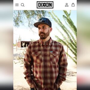 DIXXON Pueblo Flannel Shirt Size 3XL